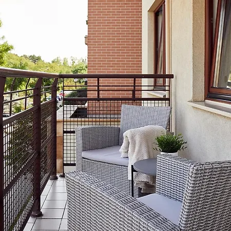 아파트 Jelitkowski Dwor Park Reagana 그단스크